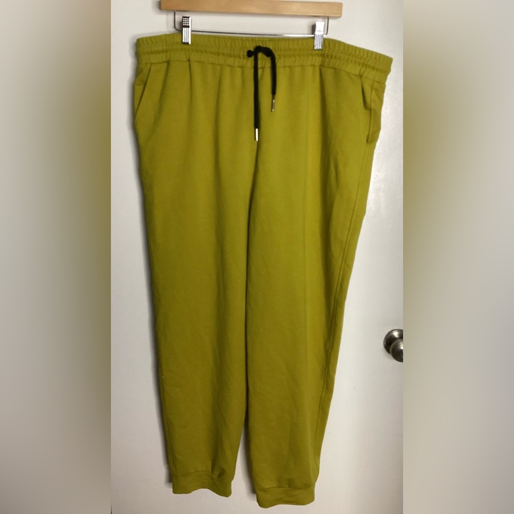 Chartreuse Jogger Pants 4X/5X